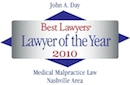 Best Lawyers badge - Lawyer of the year 2010